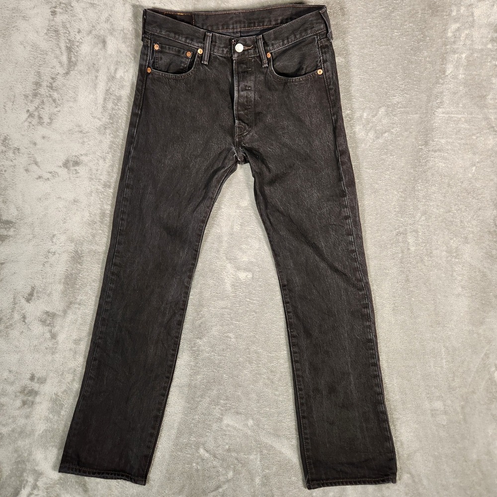 Levi's 501XX Jeans Men's 30X30 Black Excellent Original Fit Straight 00501-0660‎